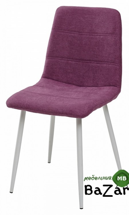 Стул HOWARD UF860-15B сияющая орхидея/белые ножки, ткань