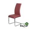 Стул DC6168 хром, темный коралл 684 Стул DC6168 хром, темный коралл 684