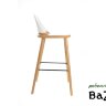 Стул барный BS-S123A белый/дерево