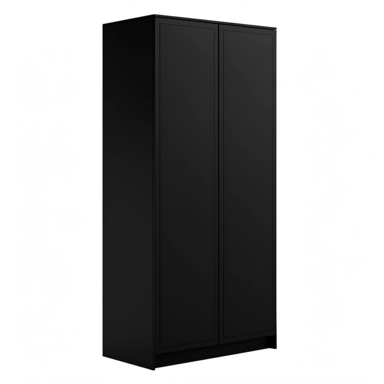 Двухдверный платяной шкаф MRS802BL Черный