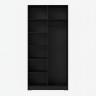 Двухдверный платяной шкаф MRS802BL Черный