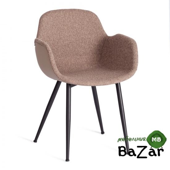 Кресло VALENTINO (mod. PC45-2) Brown (коричневый)/чёрный Кресло VALENTINO (mod. PC45-2) Brown (коричневый)/чёрный