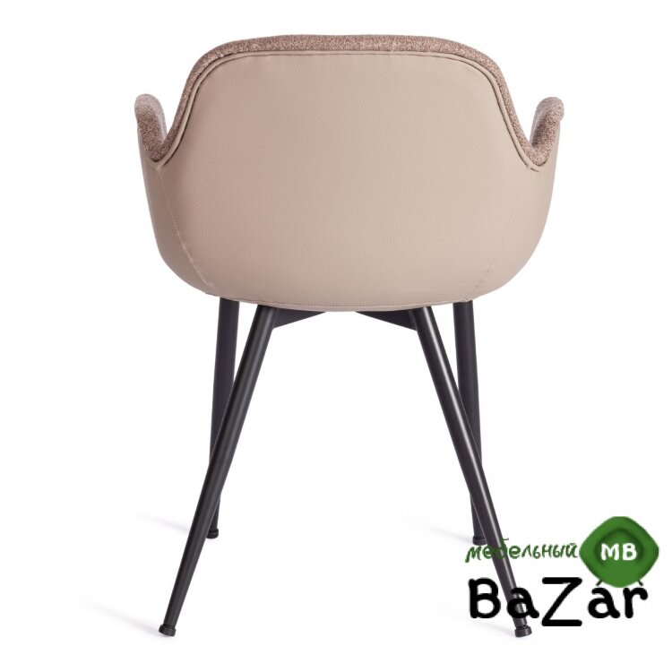 Кресло VALENTINO (mod. PC45-2) Brown (коричневый)/чёрный Кресло VALENTINO (mod. PC45-2) Brown (коричневый)/чёрный