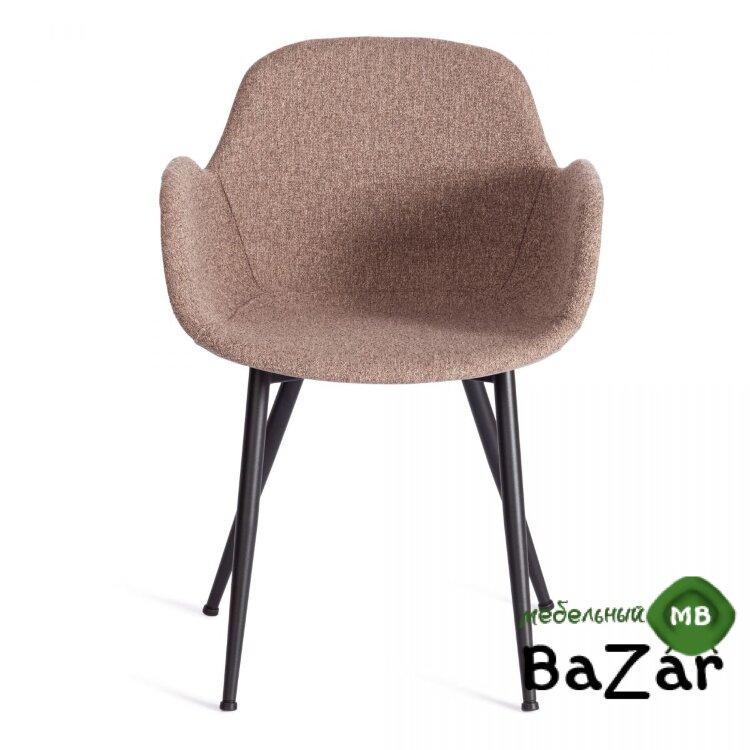 Кресло VALENTINO (mod. PC45-2) Brown (коричневый)/чёрный Кресло VALENTINO (mod. PC45-2) Brown (коричневый)/чёрный