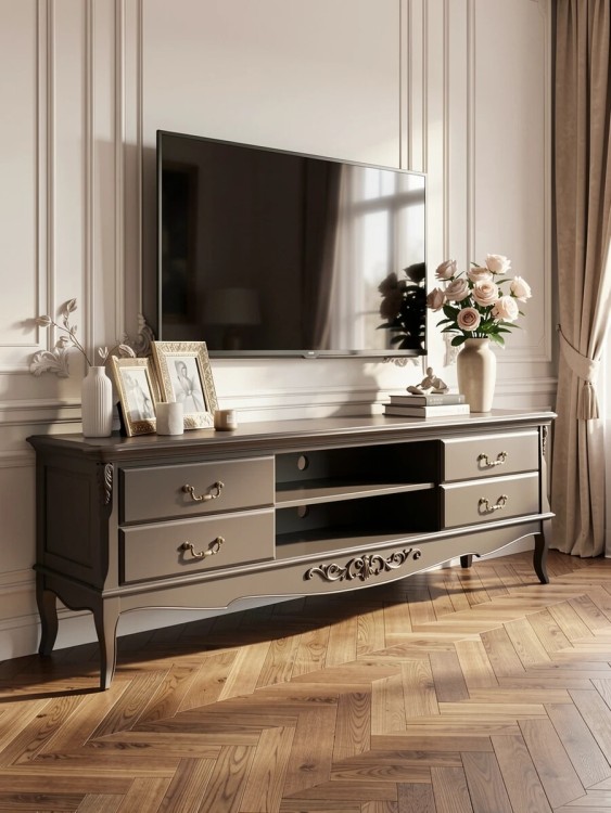 Тумба ТВ широкая В305BL Тумба ТВ широкая В305BL