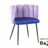 Кресло Карнавал, вельвет, сиреневый/синий