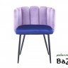 Кресло Карнавал, вельвет, сиреневый/синий