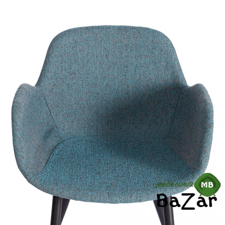 Кресло VALENTINO (mod. PC45-2) Turquoise (бирюзовый)/Grey (серый)/чёрный Кресло VALENTINO (mod. PC45-2) Turquoise (бирюзовый)/Grey (серый)/чёрный