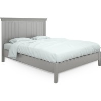 Кровать с жесткой спинкой 160x200 Тесоро серая T206G