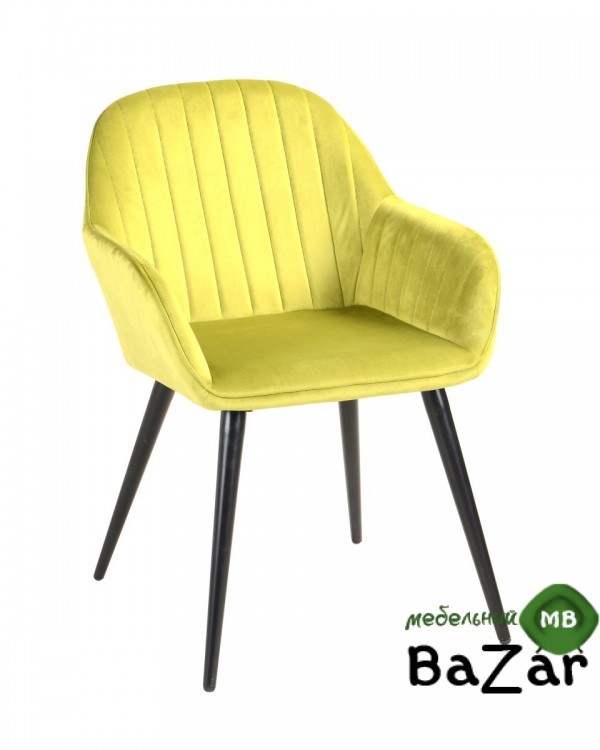 Кресло Кристи, вельвет, оливковый