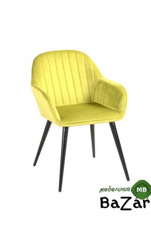 Кресло Кристи, вельвет, оливковый