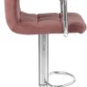 Стул барный KRUGER ARM (пудрово-розовый велюр (MJ9-32))