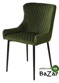 Стул САЛЬЕРИ, цвет олива #C14, велюр / черный каркас Стул САЛЬЕРИ, цвет олива #C14, велюр / черный каркас