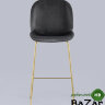 Стул барный Beetle со спинкой серый