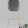 Стул барный Beetle со спинкой серый