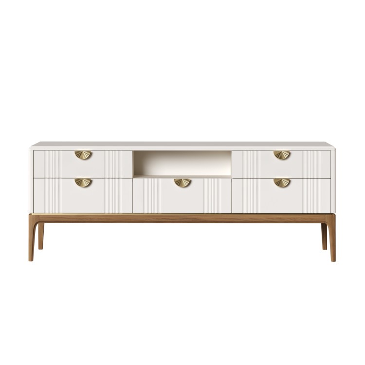 Тумба ТВ широкая BR305W White