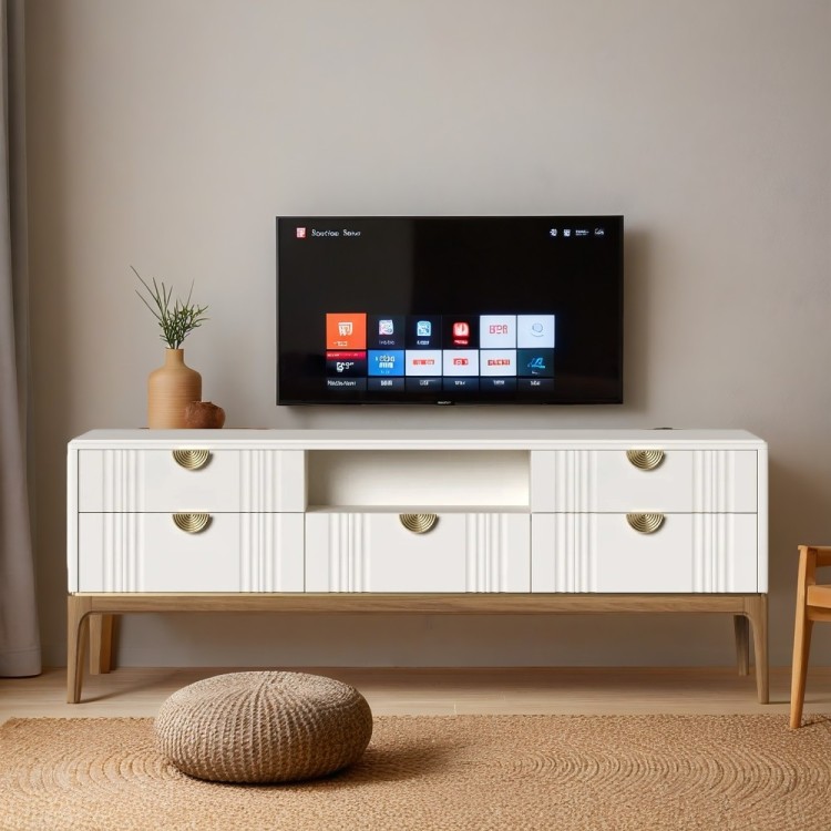 Тумба ТВ широкая BR305W White