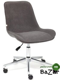 Кресло STYLE флок серый