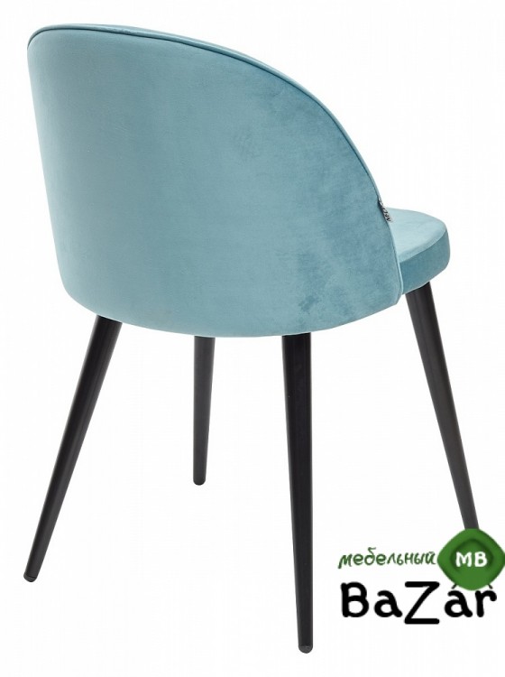 Стул JAZZ пудровый бирюзовый, велюр G108-57