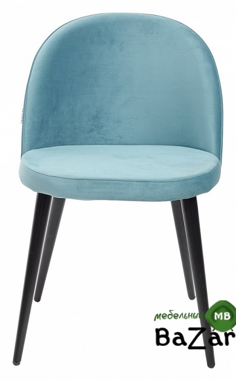 Стул JAZZ пудровый бирюзовый, велюр G108-57