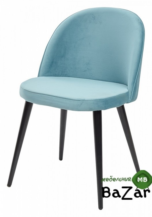 Стул JAZZ пудровый бирюзовый, велюр G108-57
