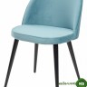 Стул JAZZ пудровый бирюзовый, велюр G108-57