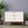 Комод 3 ящика BR401W White