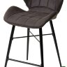 Полубарный стул MARCEL COWBOY-#104 темно-серый (H=65cm), ткань микрофибра
