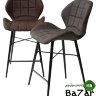 Полубарный стул MARCEL COWBOY-#104 темно-серый (H=65cm), ткань микрофибра