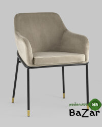 Стул Сандра велюр шампань