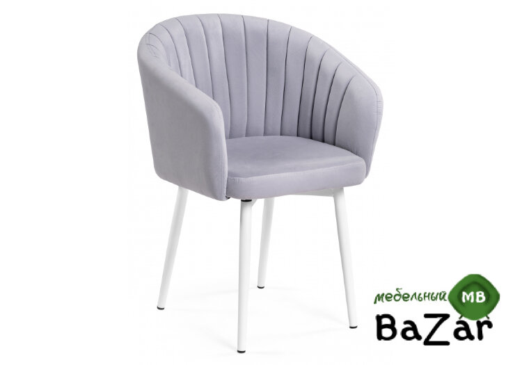 Стул Моншау крутящийся velutto 49 / белый