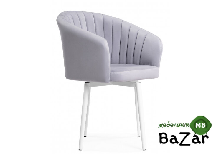 Стул Моншау крутящийся velutto 49 / белый