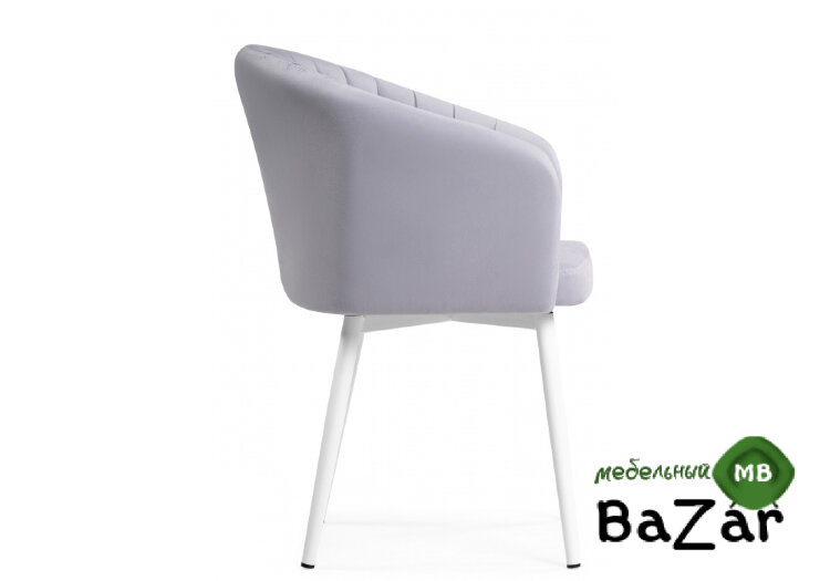 Стул Моншау крутящийся velutto 49 / белый