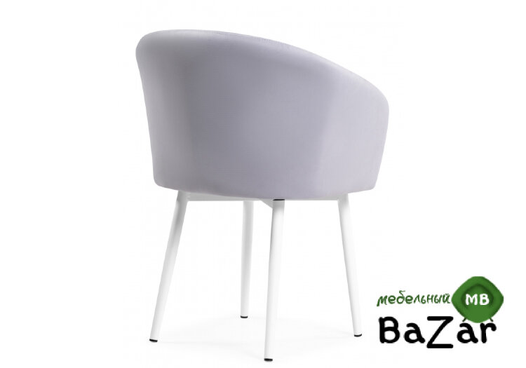 Стул Моншау крутящийся velutto 49 / белый