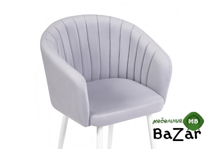 Стул Моншау крутящийся velutto 49 / белый