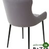 Стул САЛЬЕРИ, цвет темно-серый #C07, велюр / черный каркас
