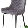 Стул САЛЬЕРИ, цвет темно-серый #C07, велюр / черный каркас