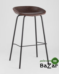 Стул барный Beetle Lite PU коричневый