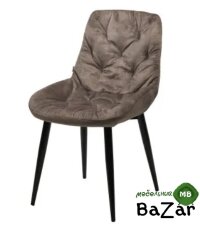 Стул VESTA PK6015-08 (VBP208) античный серо-бежевый, велюр / черный каркас Стул VESTA PK6015-08 (VBP208) античный серо-бежевый, велюр / черный каркас