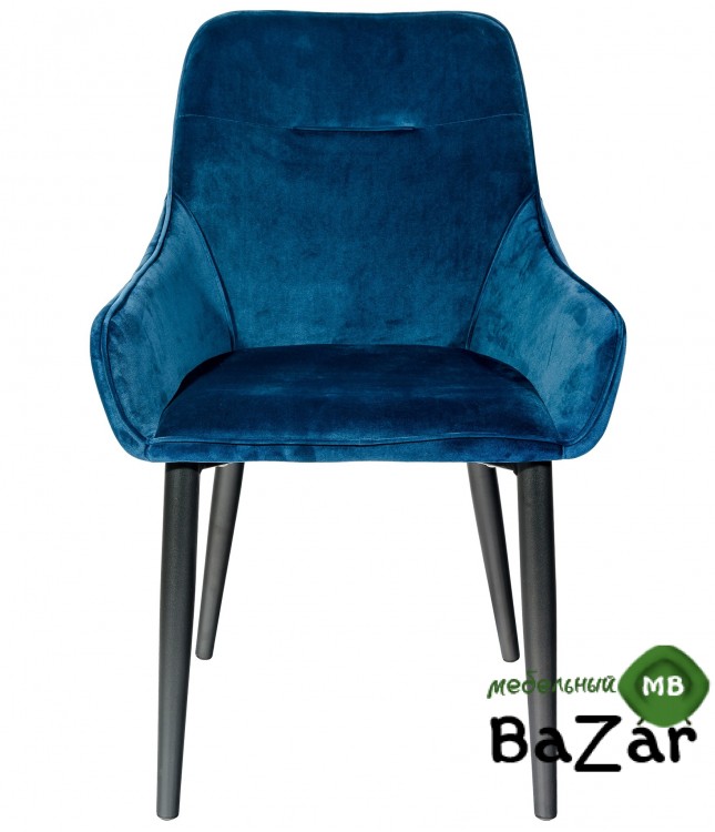 Кресло  Диана вельвет сине-зеленый