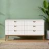 Комод 6 ящиков BR406W White