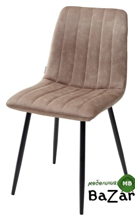 Стул DUBLIN MF-06 теплый серый, ткань микрофибра 