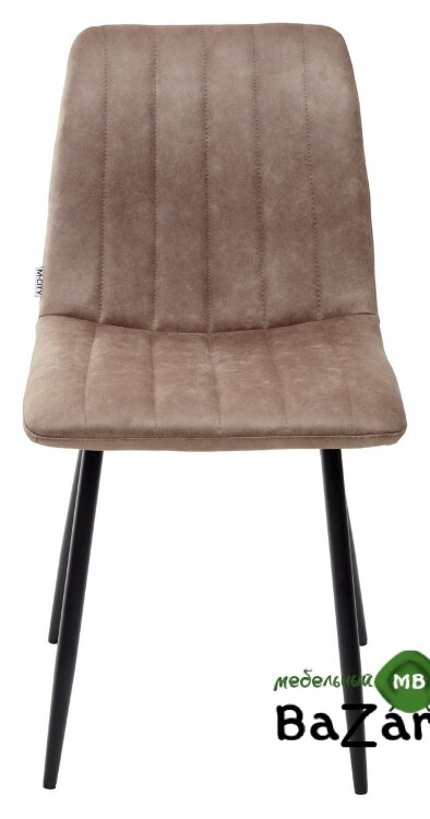 Стул DUBLIN MF-06 теплый серый, ткань микрофибра 