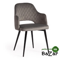 Кресло VALKYRIA (mod. 711) серый barkhat 26/черный