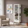 Витрина правая с зеркалом R BR601R/W White