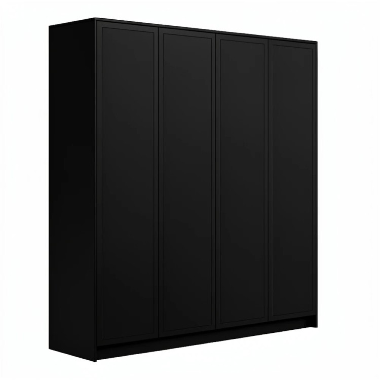 Четырехдверный платяной шкаф MRS804BL Черный