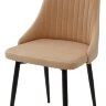 Стул Руссо Premier 04 Бежевый, велюр / черный каркас Стул Руссо Premier 04 Бежевый, велюр / черный каркас