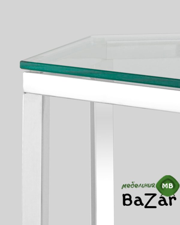 Журнальный стол ГЕКС серебро