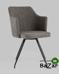 Стул Слинг вращающийся серо-коричневый