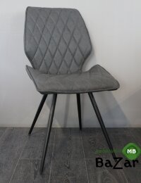 Стул DC230 серый/экокожа